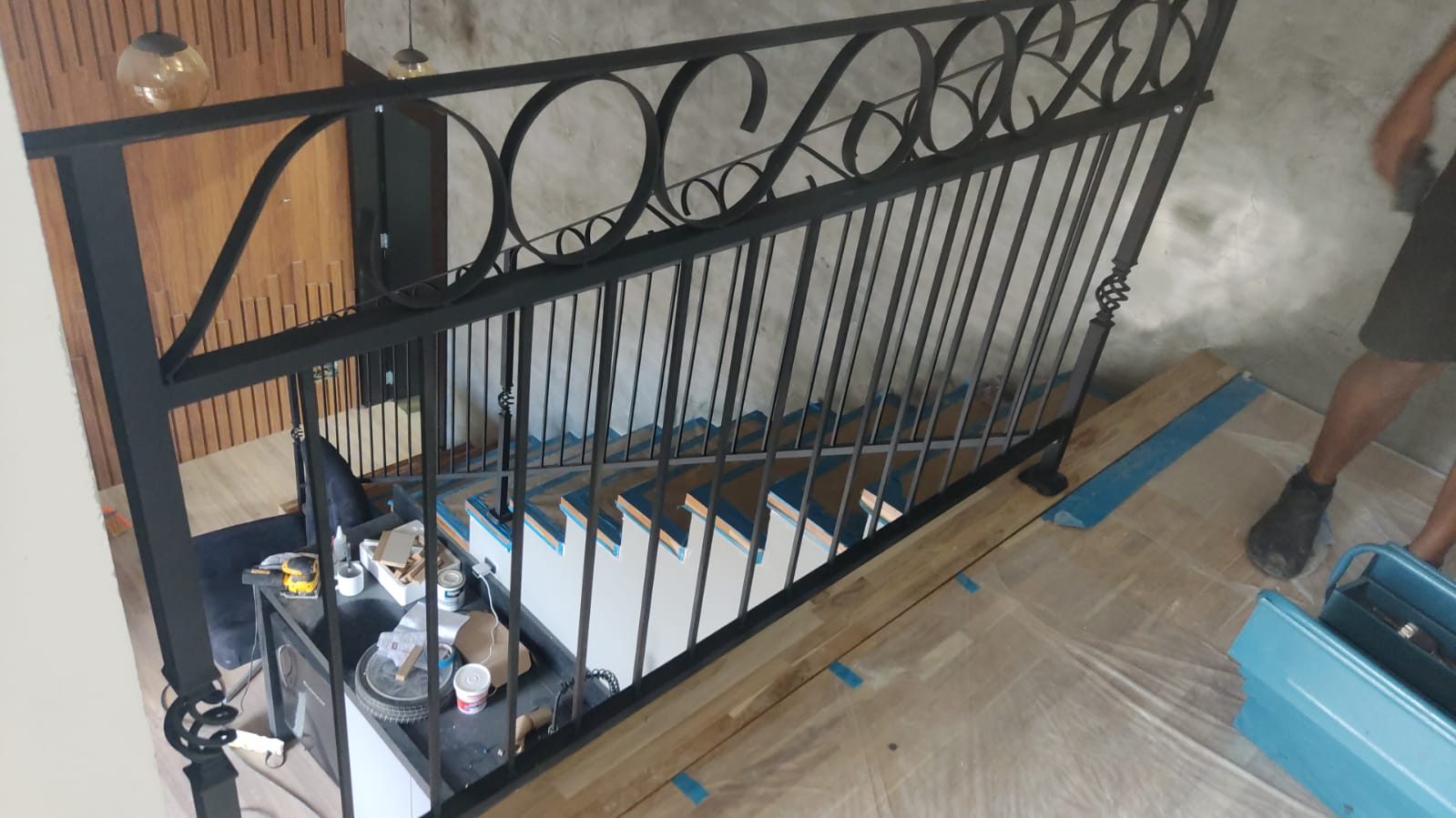 Portão artístico em fabricação