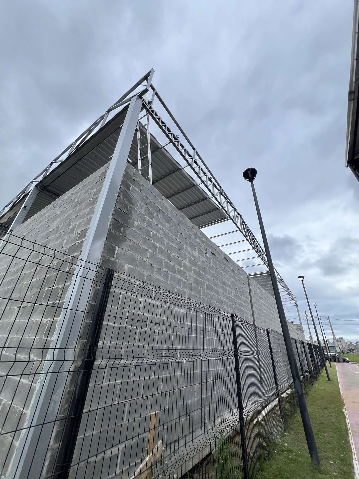 Tela proteção obra edifício